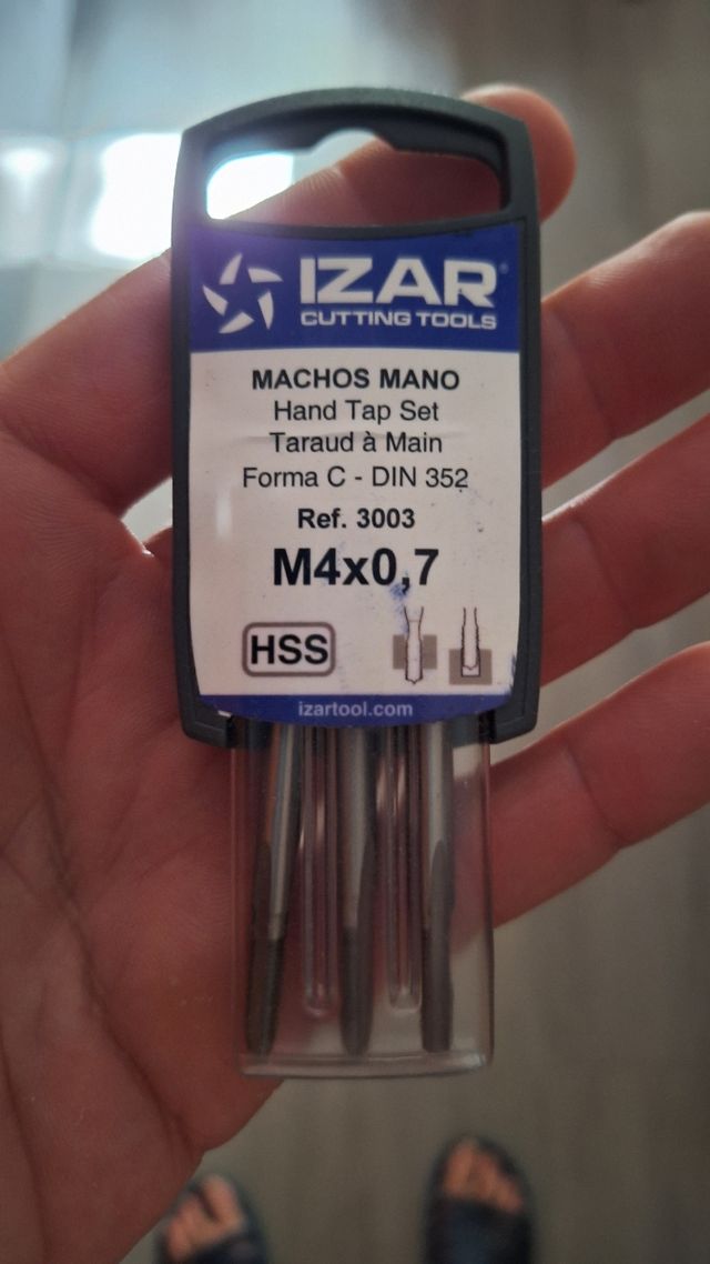 Machos Mano Izar M4x0,7 HSS