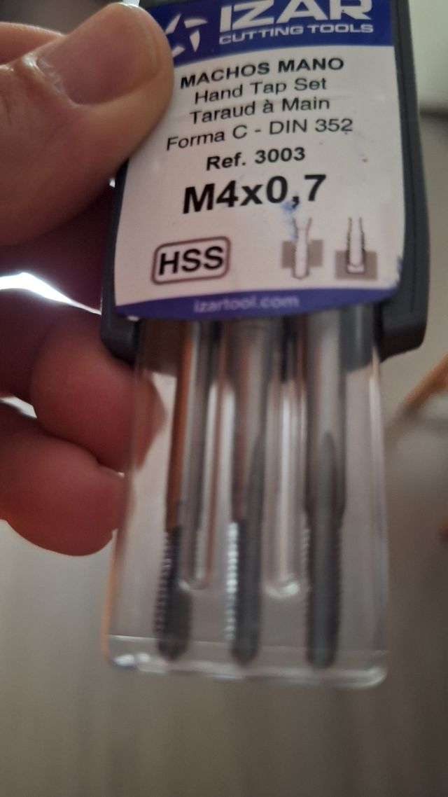 Machos Mano Izar M4x0,7 HSS