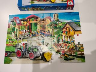 Puzzle Playmobil Granja 60 piezas