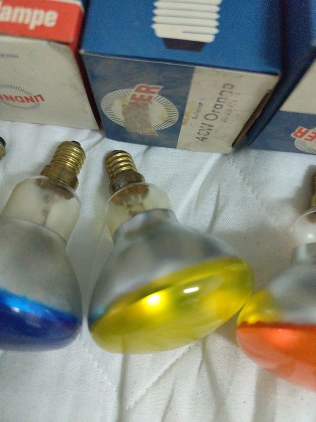 10 Bombillas LINDNER Reflectorlampe Colores 40W