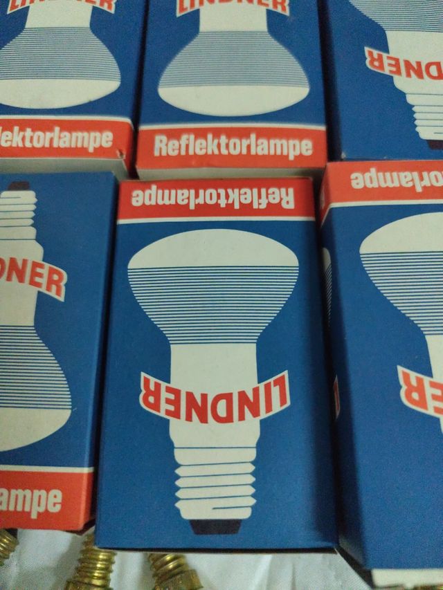 10 Bombillas LINDNER Reflectorlampe Colores 40W