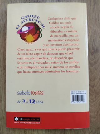GALILEO el astrónomo. Libro lectura 9-12 años 