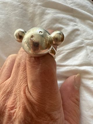 Anillo Oso Grande Tous Plata