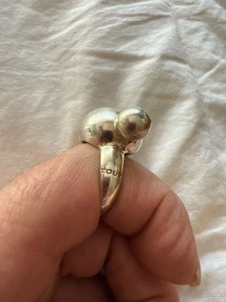 Anillo Oso Grande Tous Plata