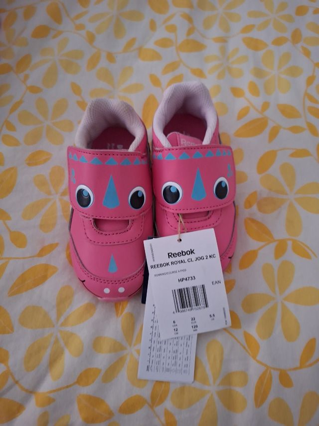 Zapatos Reebok Niña Rosados Talla22