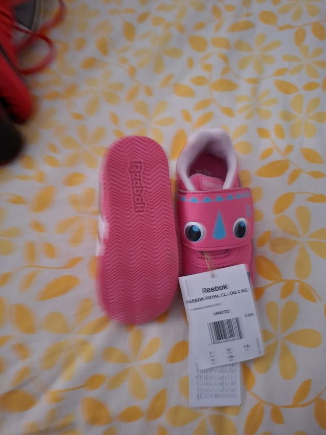 Zapatos Reebok Niña Rosados Talla22