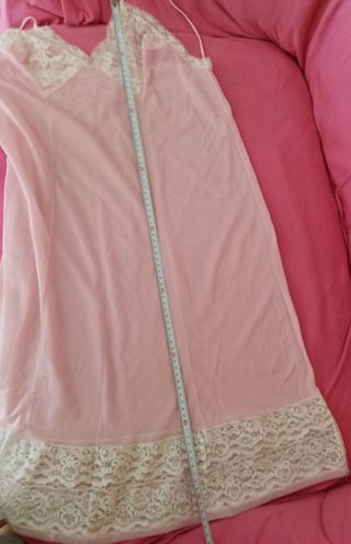 Enagua/Combinación Rosa Talla 44 o XXL.