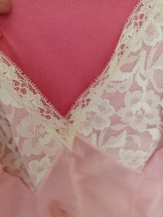 Enagua/Combinación Rosa Talla 44 o XXL.