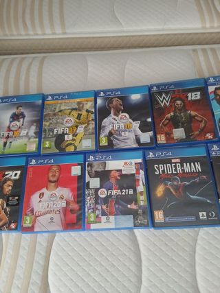 Lote Juegos PS4: FIFA 16, 17, 18, 20, 21 