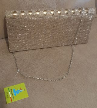 Bolso de fiesta Jizhan dorado