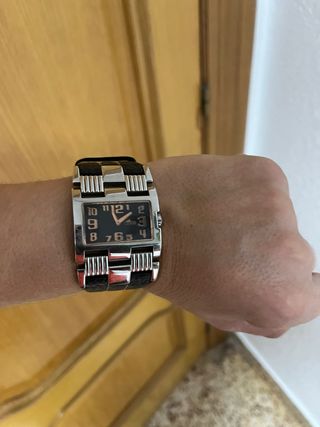 Reloj Lotus Mujer Negro y Plateado