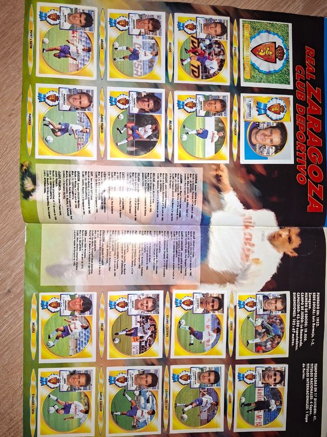 Álbum Cromos Liga Fútbol 94/95 1ª División