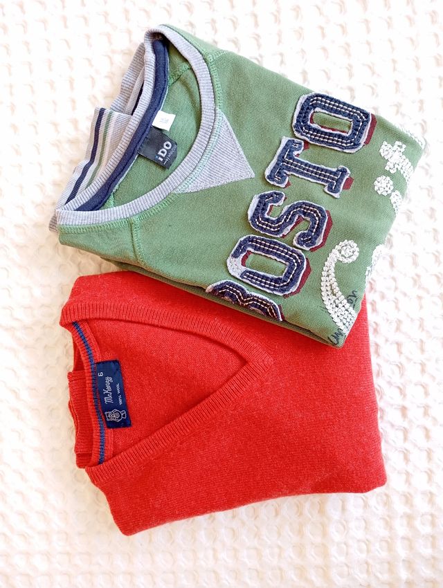 Felpa verde con inscription Boston Go it! - iDo