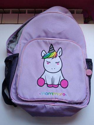 Mochila Morada Unicornio Mommore