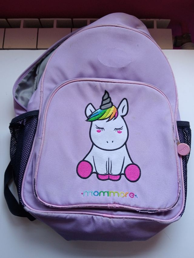 Mochila Morada Unicornio Mommore