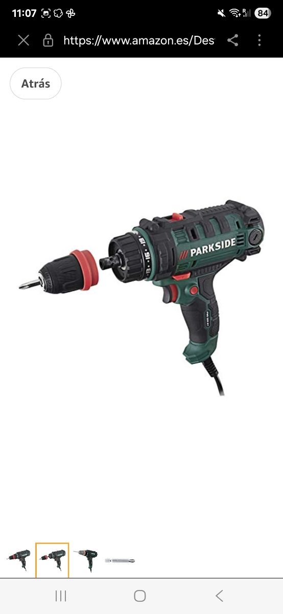 Taladro y destornillador Parkside