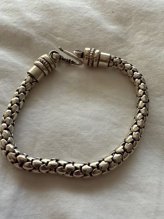 Pulsera Plata Estilo Serpiente
