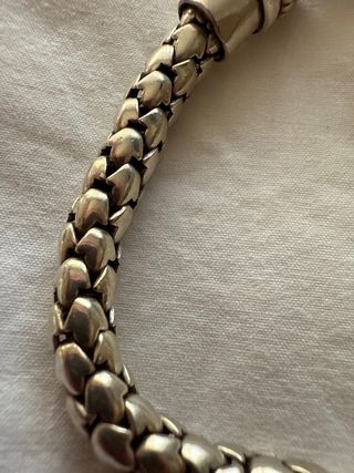 Pulsera Plata Estilo Serpiente