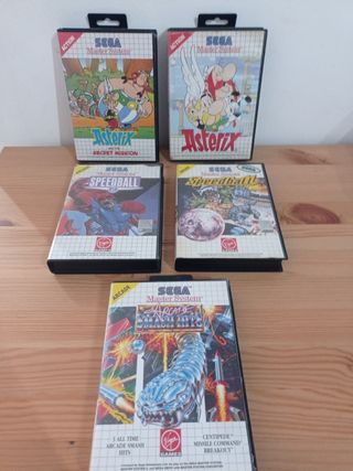 4 Juegos Sega Master System