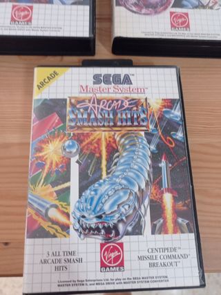 4 Juegos Sega Master System