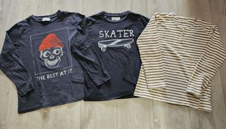 3 camisetas zara