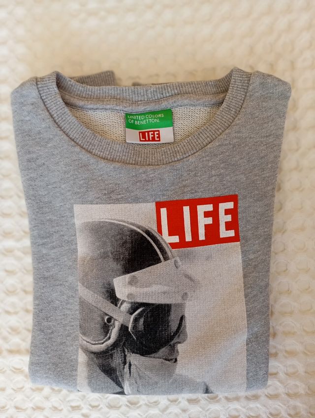 Felpa United Colors of Benetton con stampa
