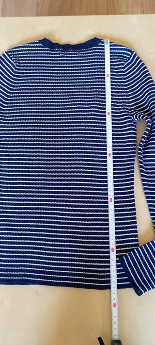 Jersey Polo Ralph Lauren rayas azul T. M