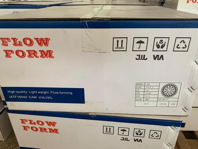 4 LLANTAS GODO LM 7.5x17 5x120 ET35 stilo bbs LM