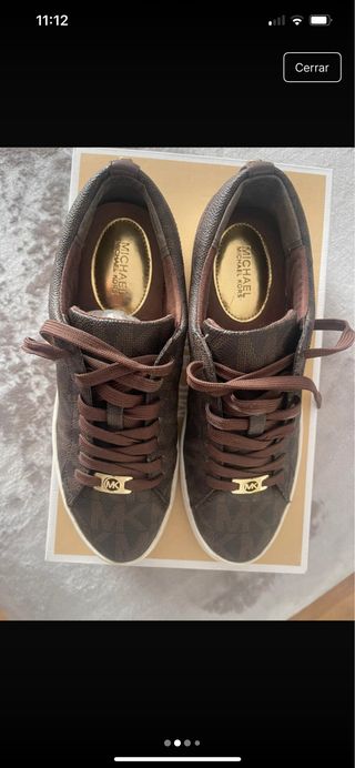 Zapatillas Michael Kors Marrones Talla 38
