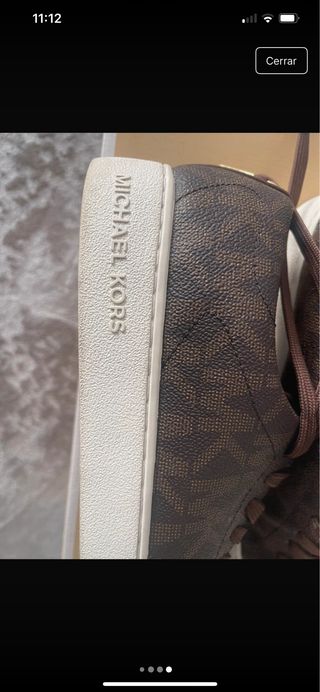 Zapatillas Michael Kors Marrones Talla 38