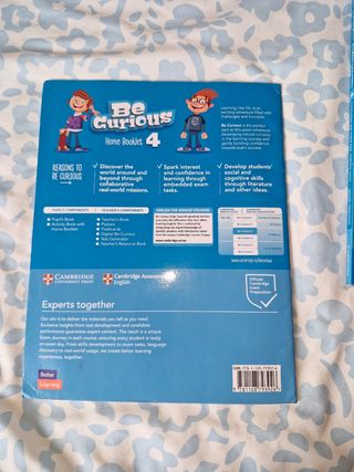 Libros Inglés be curious 4