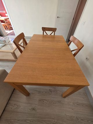 Mesa de comedor extensible