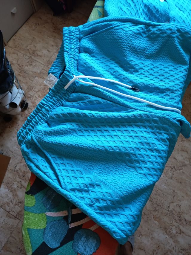 Conjunto deportivo hombre azul