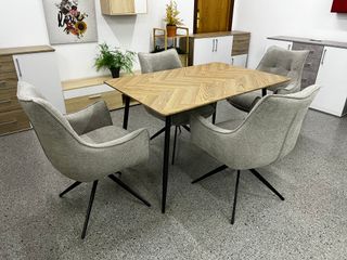 DESCUENTO!! Mesa extensible de madera y metal