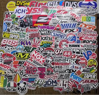 113 Pegatinas Racing Coche Moto JDM