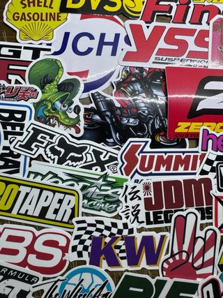 113 Pegatinas Racing Coche Moto JDM