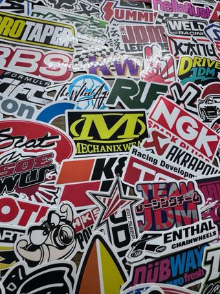 113 Pegatinas Racing Coche Moto JDM