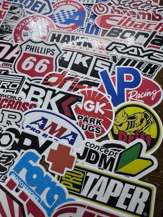 113 Pegatinas Racing Coche Moto JDM