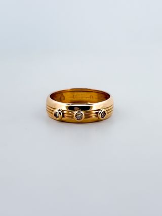 Anillo Oro 18kt Brillantes Fidelidad