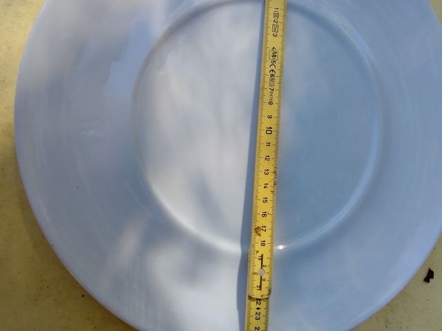 6
Sottopiatti in porcellana bianco