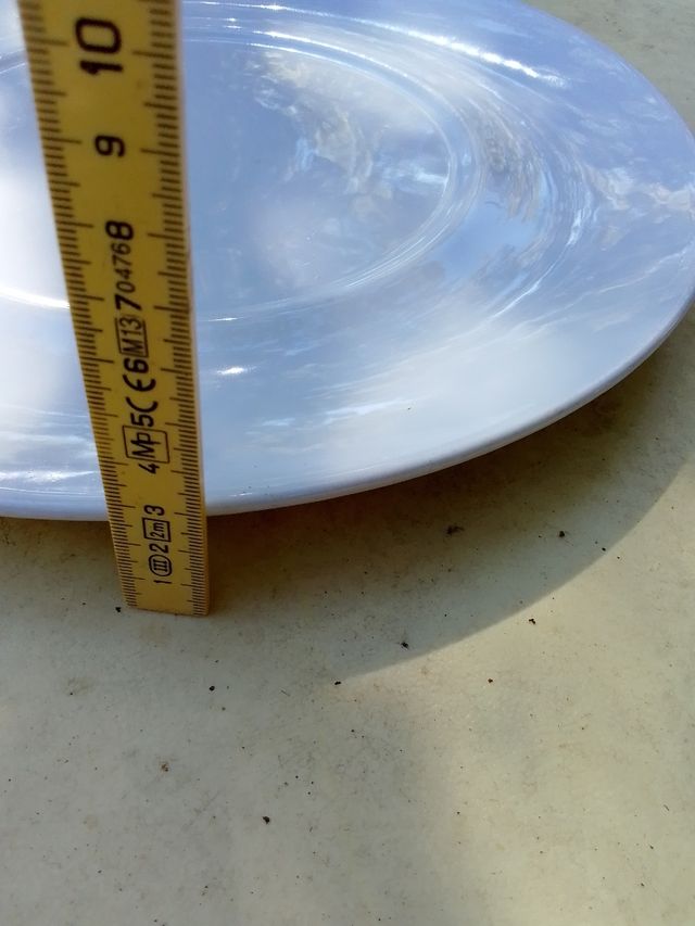 6
Sottopiatti in porcellana bianco