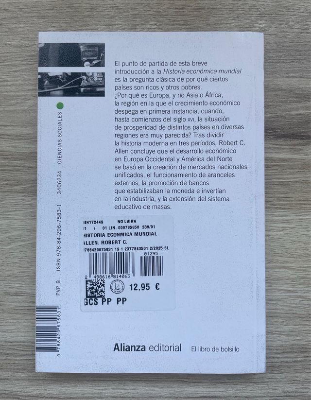 Historia económica mundial: una breve introducción