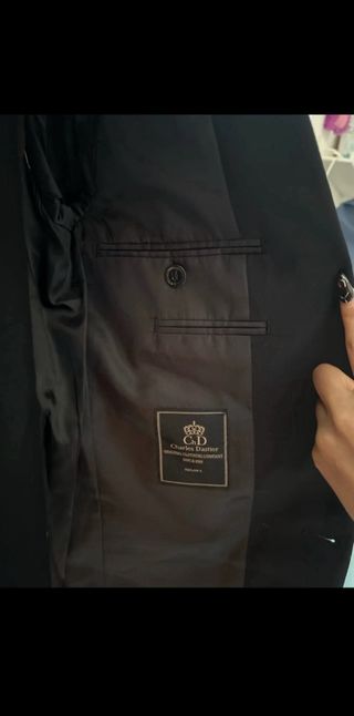 Traje ATREZZO Negro Talla 38 de niño