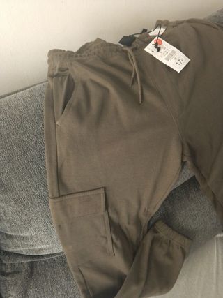 Pantalón de chándal marrón talla L