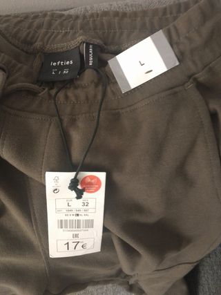 Pantalón de chándal marrón talla L