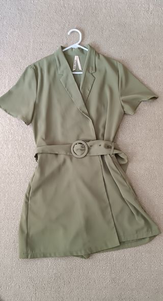 Mono corto Elli White verde oliva Talla L