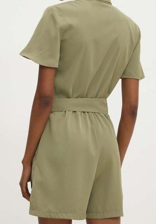 Mono corto Elli White verde oliva Talla L