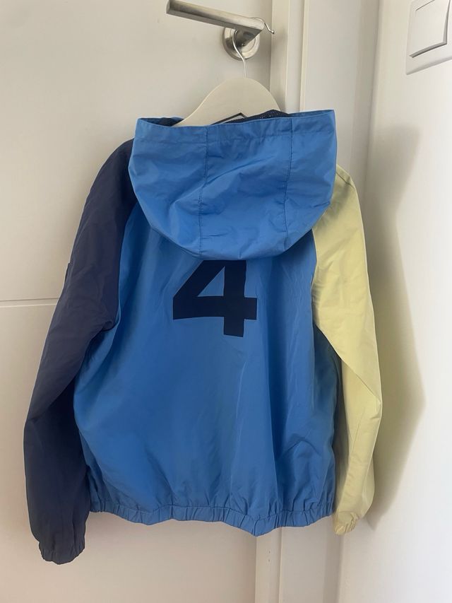 Chubasquero Hackett London Chico Azul/Amarillo