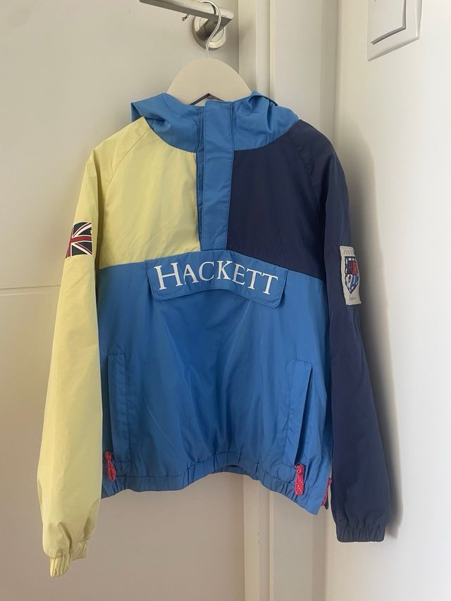 Chubasquero Hackett London Chico Azul/Amarillo