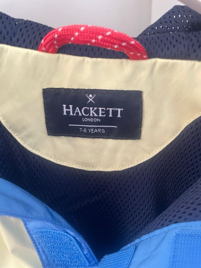 Chubasquero Hackett London Chico Azul/Amarillo